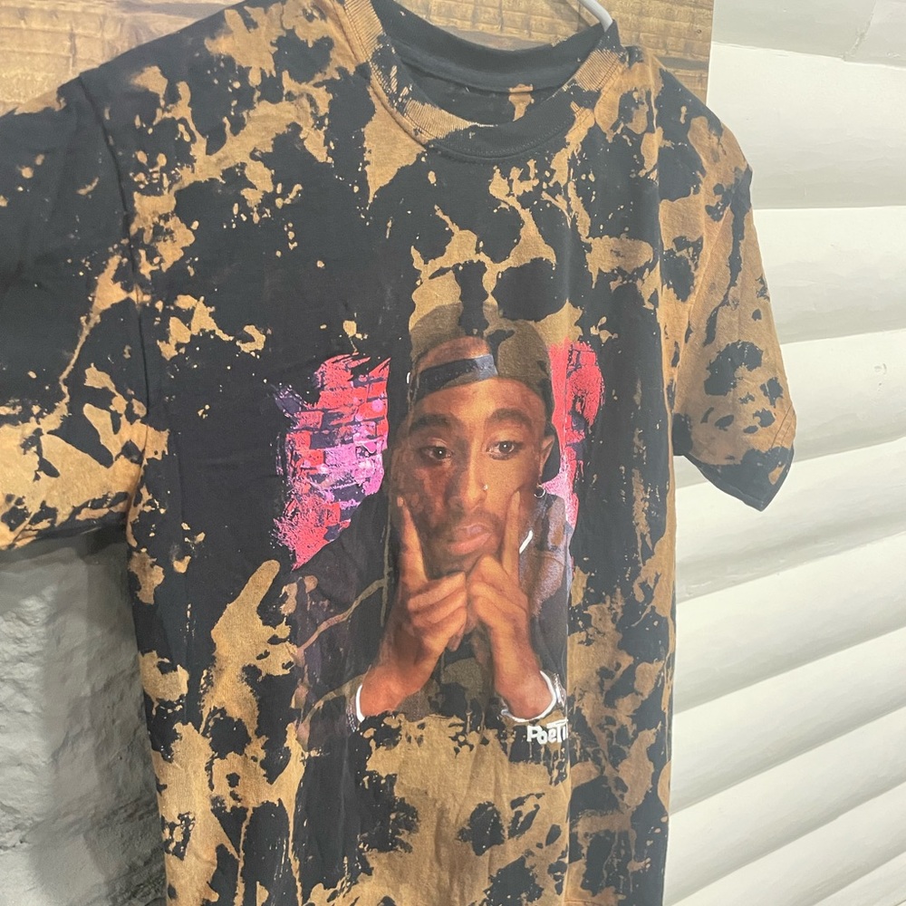 Acid Washed Vintage Tupac Poetic Justice Shirt